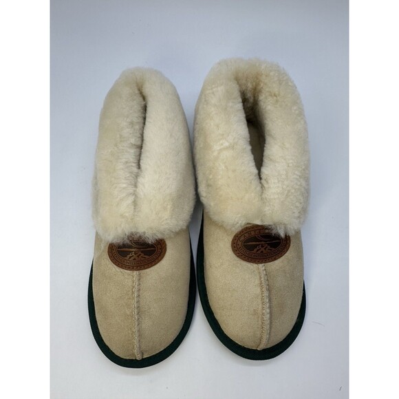 Canterbury Leather Sheepskin Slippers Regent Eva Sole Size L New Zealand New - Picture 9 of 16